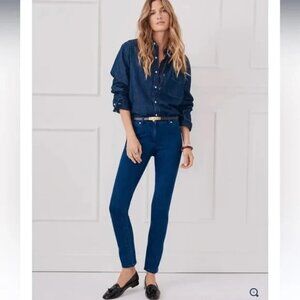 NWT J. McLaughlin Womens Lexi Jeans Size 8 Dark Wash Stretch Denim 31” Inseam